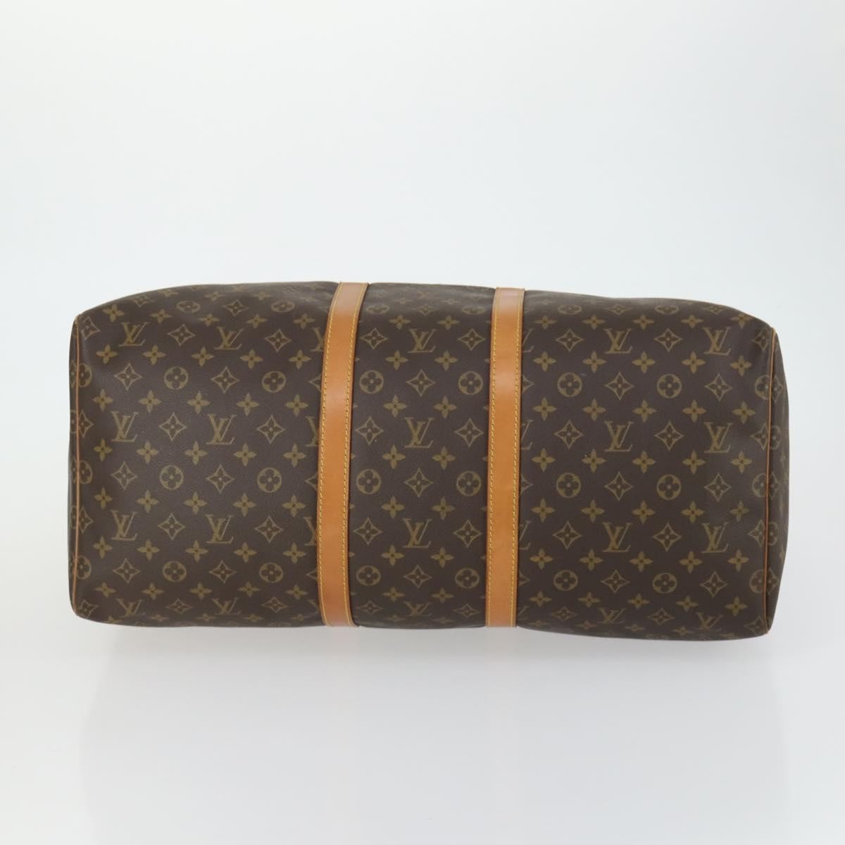 Louis Vuitton Keepall Monogram Canvas Brown Canvas Travel Bag Bag (Pre-Owned)
