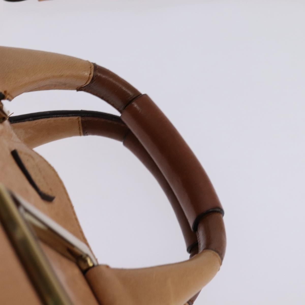 Chloe Ethel Leather Beige Leather Handbag (Pre-Owned)