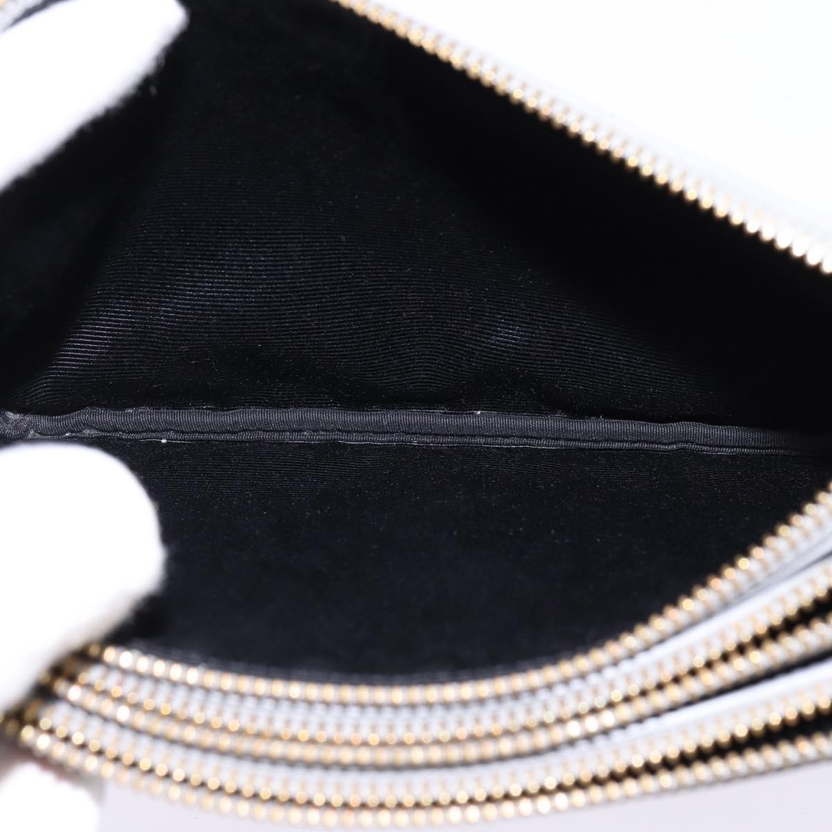 Celine Trio Leather Gray Leather Crossbody Bag Bag (Pre-Owned)