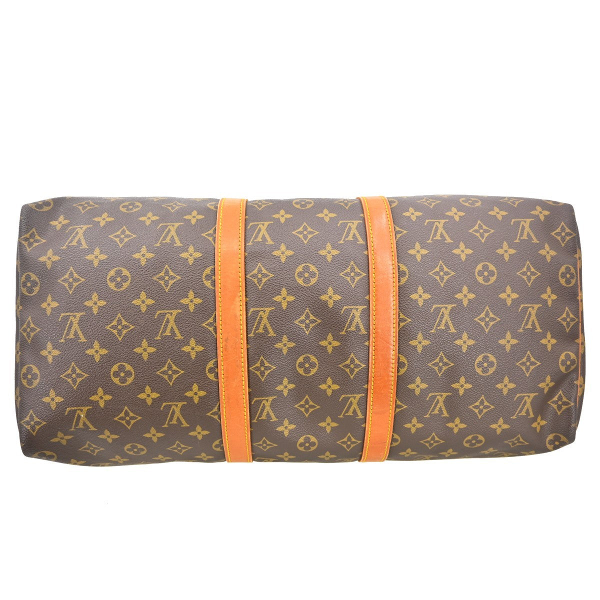 Louis Vuitton Keepall Monogram Canvas Brown Canvas Travel Bag Bag (Pre-Owned)