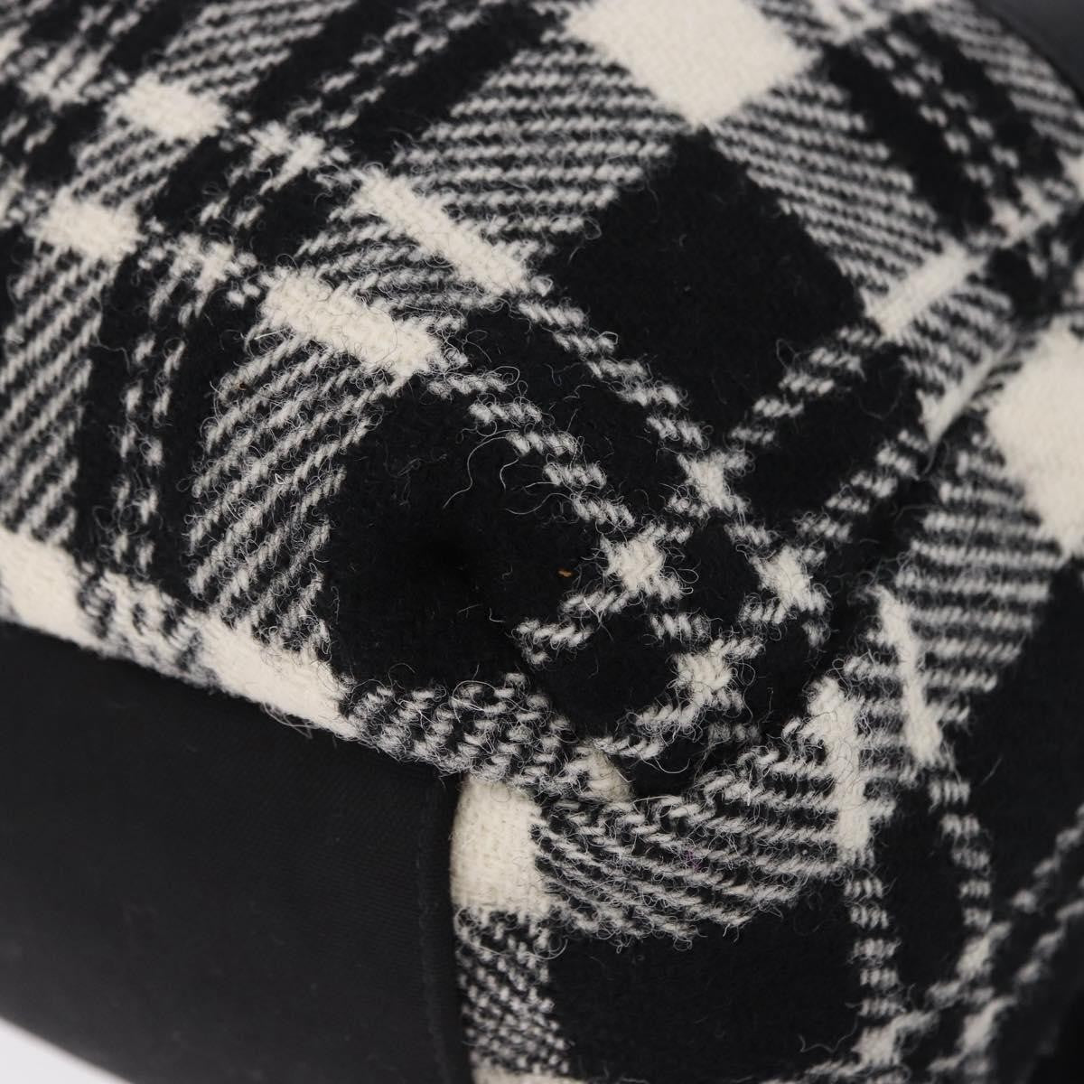 Saint Laurent City Printed Wool Black Wool Backpack Bag (Pre-Owned)