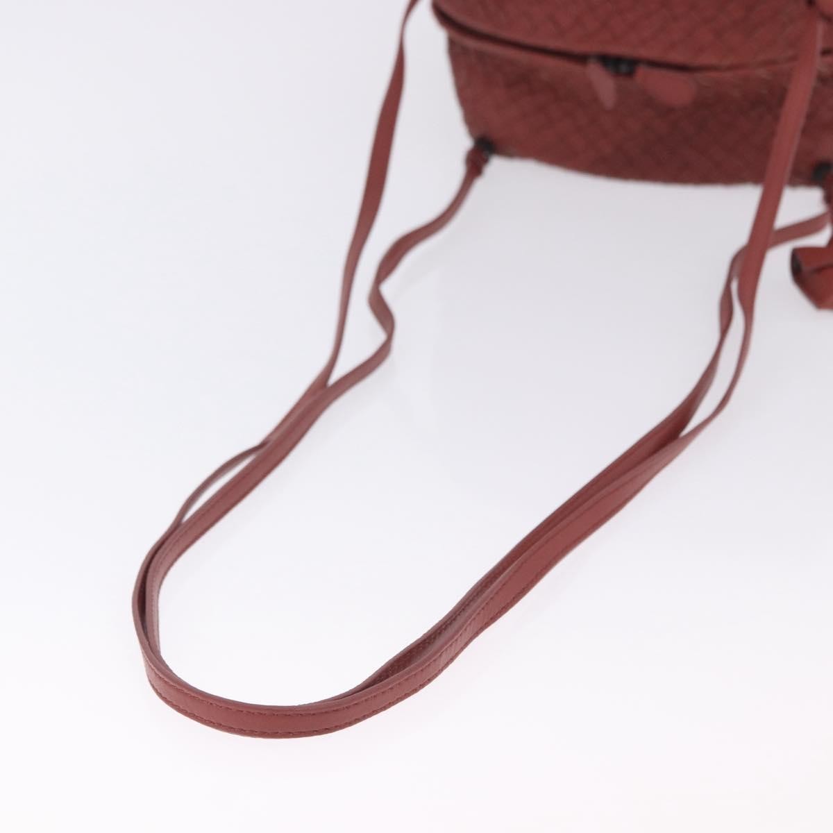 Bottega Veneta Zip Cube Messenger Intrecciato Nappa Brown Leather Shoulder Bag Bag (Pre-Owned)