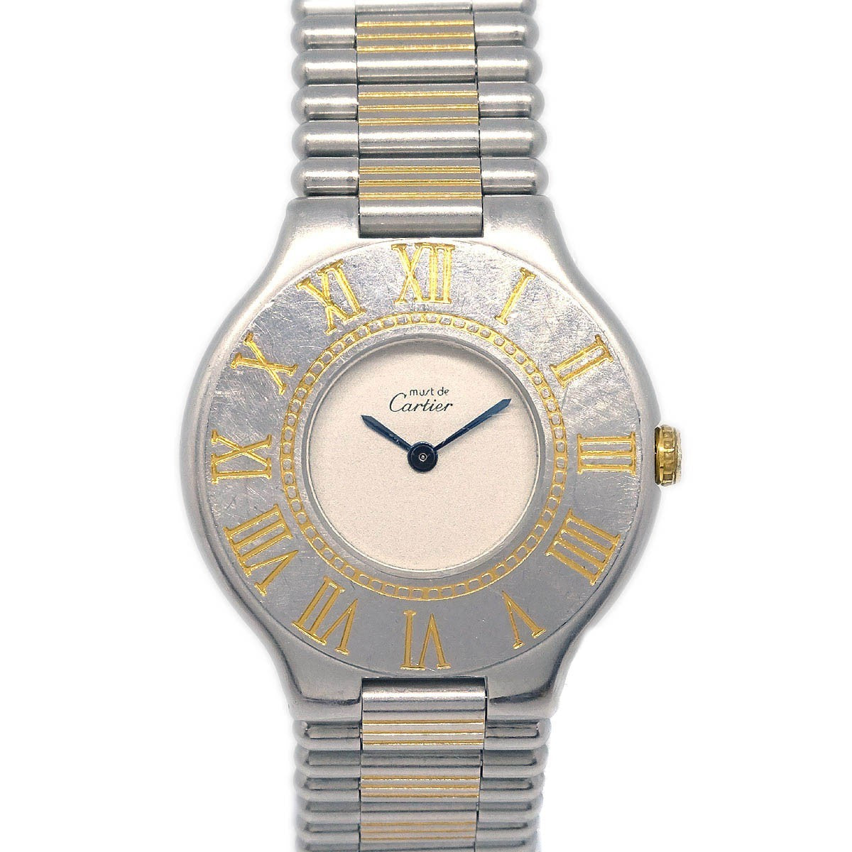Cartier Must De Cartier 21 Quartz Stainless Steel Watch (Pre-Owned)