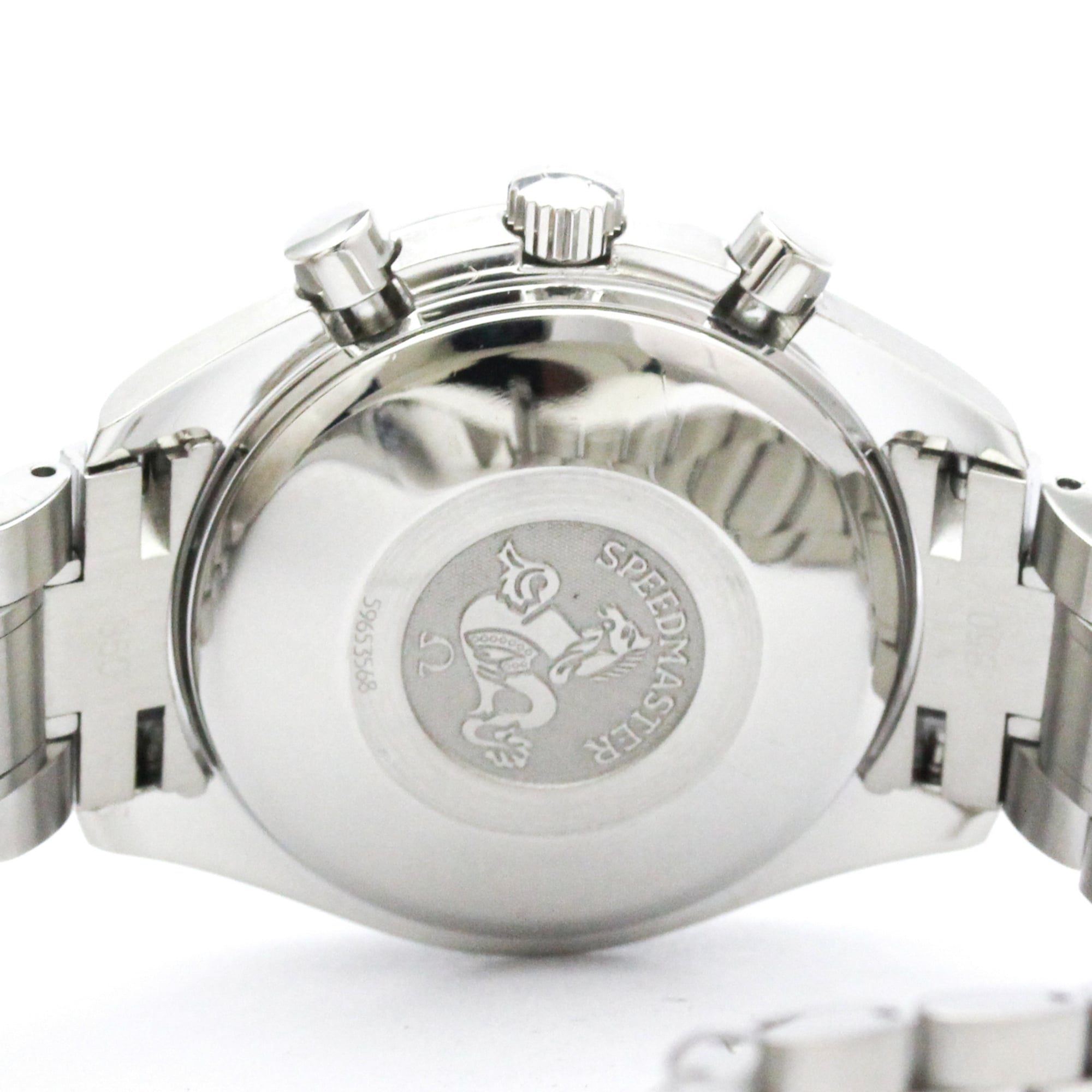 Omega Speedmaster Date Chronograph Automatic Stainless Steel Watch (Pre-Owned)