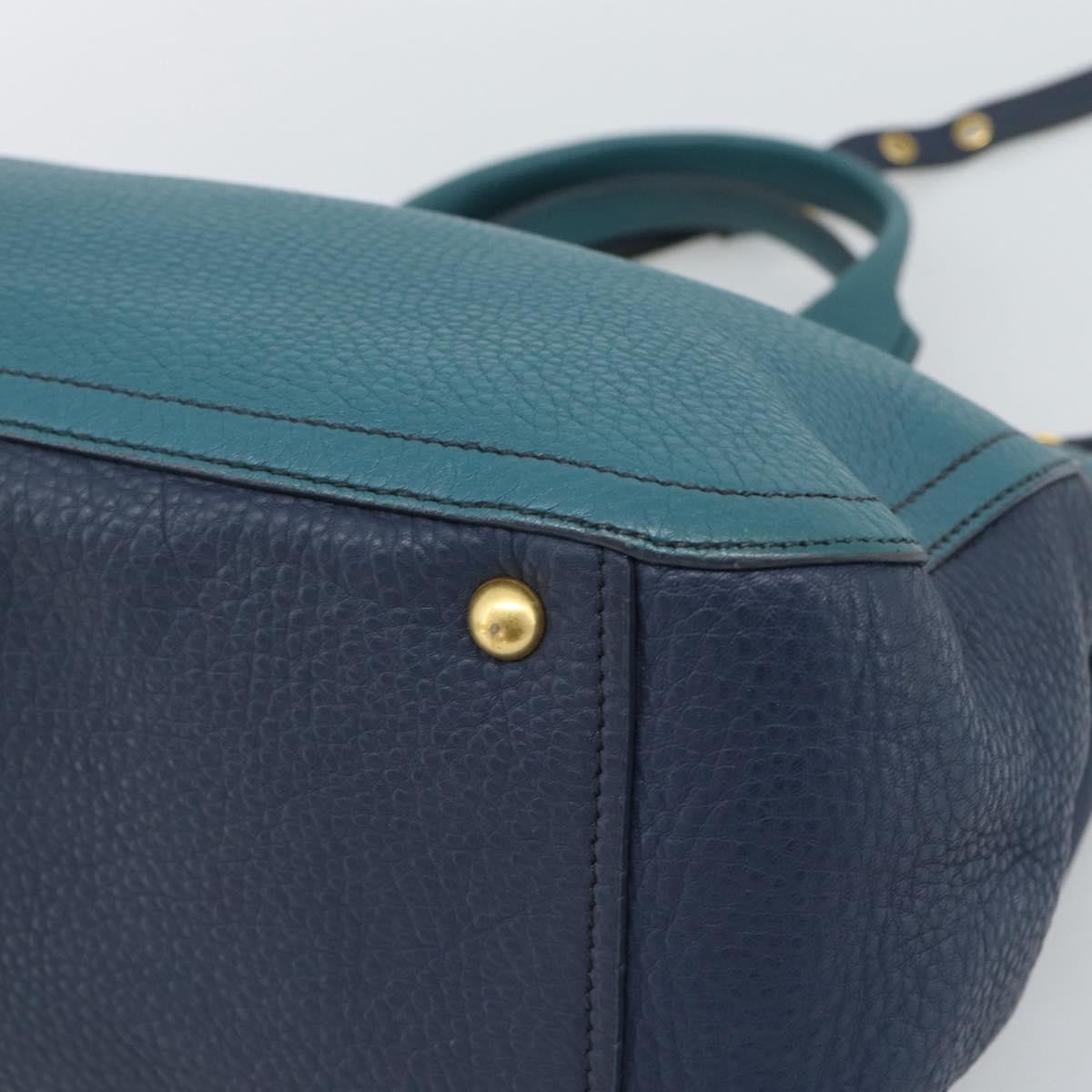 Miu Miu Vintage Leather Green Leather Handbag (Pre-Owned)