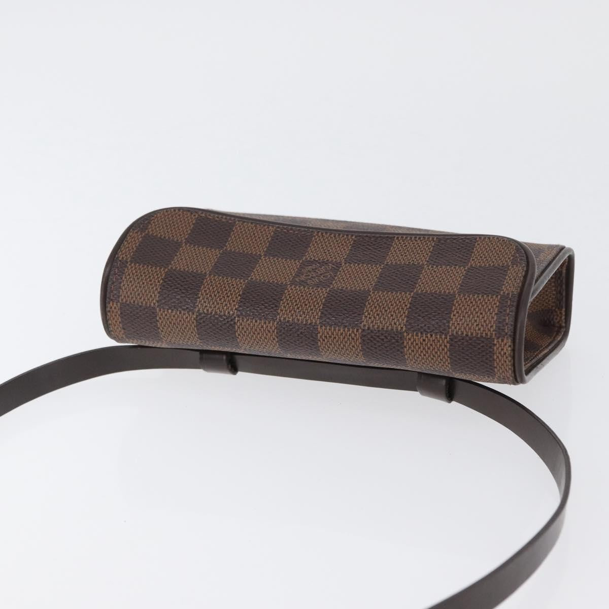 Louis Vuitton Florentine Waist Monogram Canvas Brown Canvas Clutche & Pouche Bag (Pre-Owned)