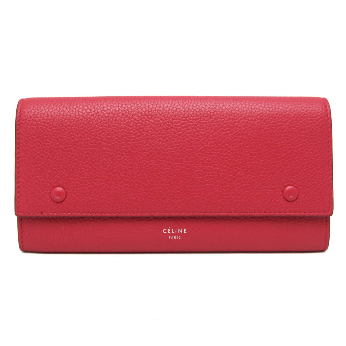 Celine Multifunction Flap Leather Pink Leather Wallets Accessory (Pre-Owned)