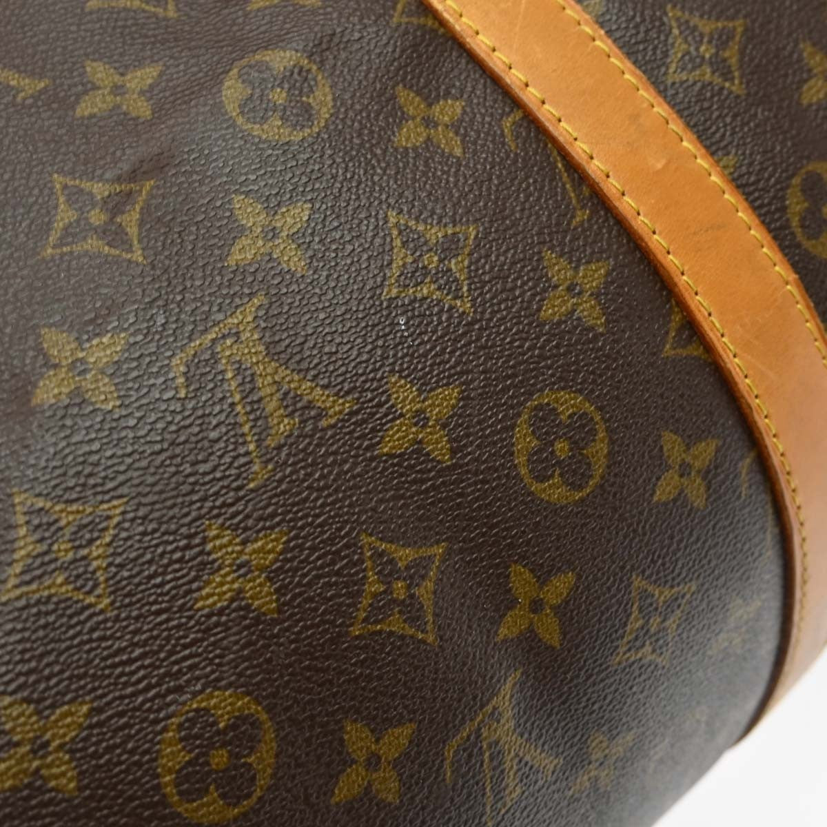 Louis Vuitton Keepall Monogram Canvas Brown Canvas Travel Bag Bag (Pre-Owned)