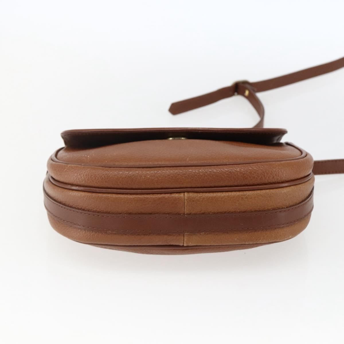 Burberry Vintage Leather Brown Leather Shoulder Bag Bag (Pre-Owned)