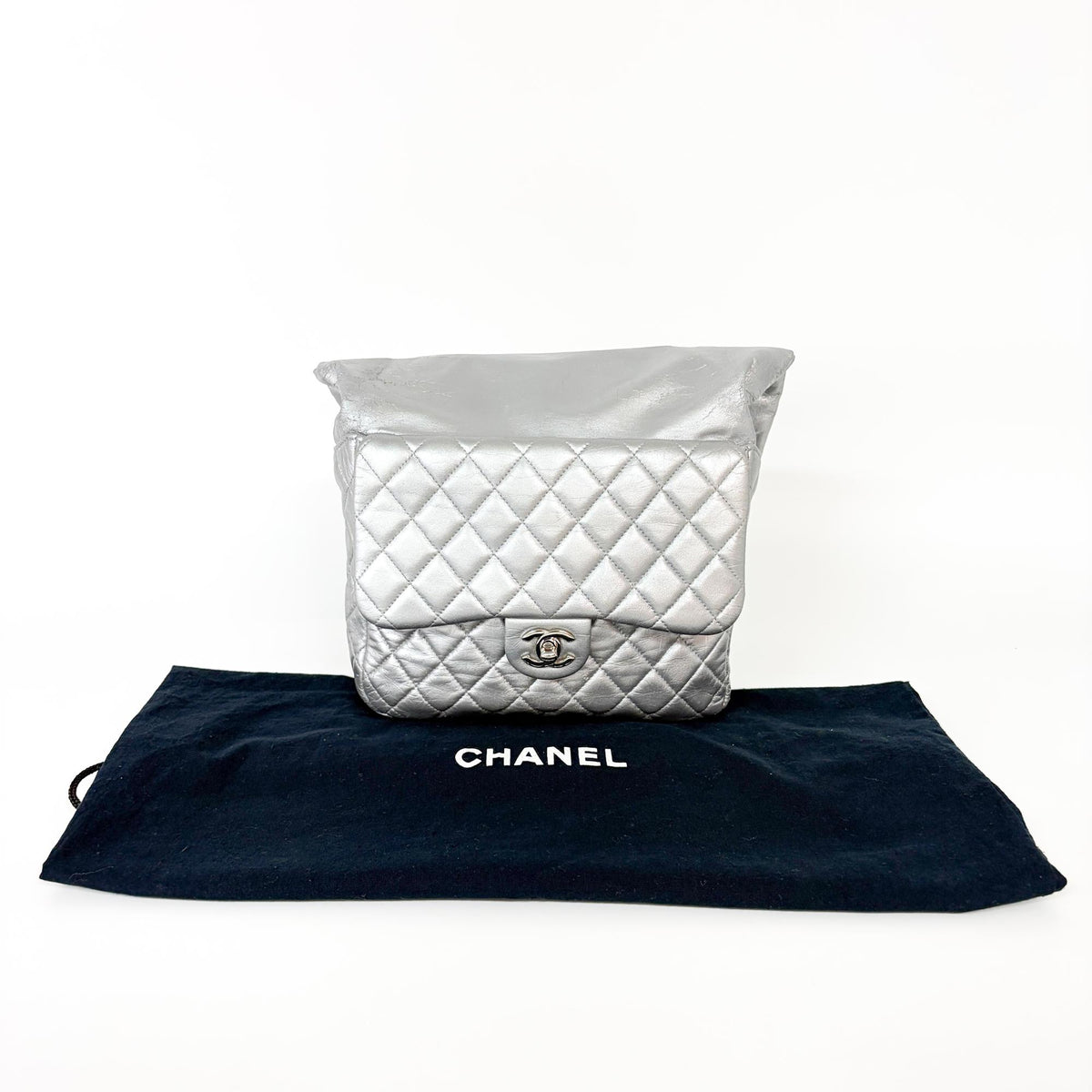 Chanel Backpack In Seoul Metallic Lambskin Metallic Leather Backpack Bag (Pre-Owned)