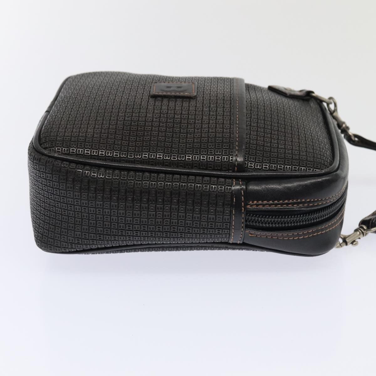 Bally Vintage Pvc And Leather Black Pvc Shoulder Bag Bag (Pre-Owned)