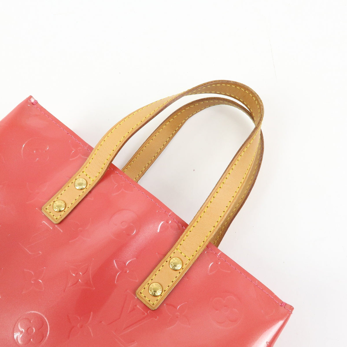 Louis Vuitton Reade Monogram Vernis Pink Patent_Leather Handbag (Pre-Owned)