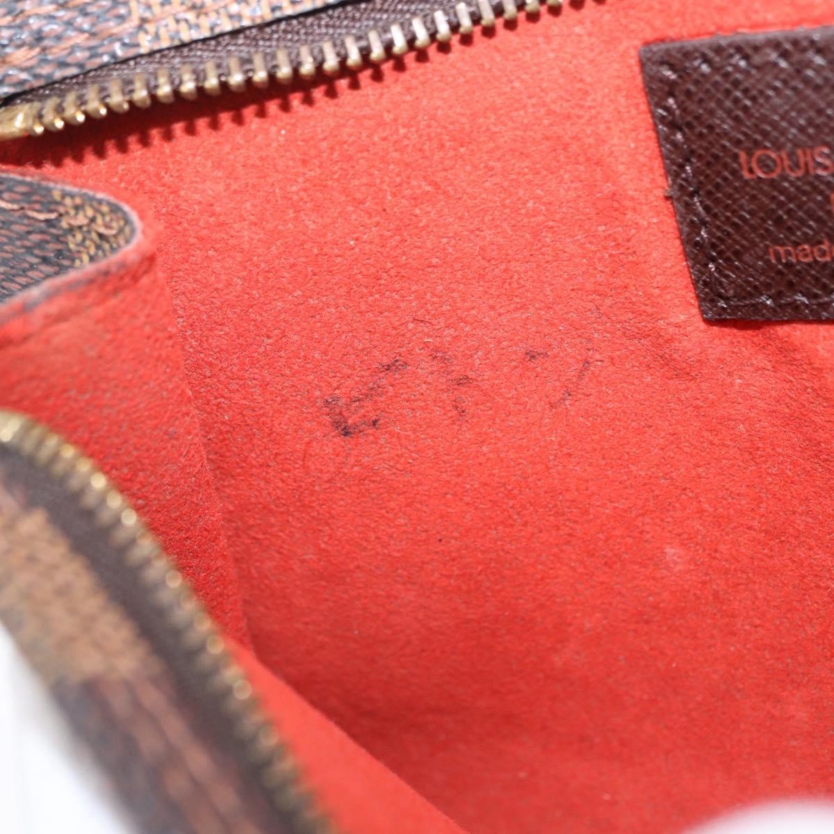 Louis Vuitton Toiletry Pouch Damier Brown Canvas Clutche & Pouche Bag (Pre-Owned)