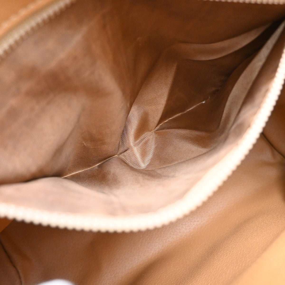 Celine Boston Triomphe Xl Coated Canvas Brown Canvas Handbag (Pre-Owned)