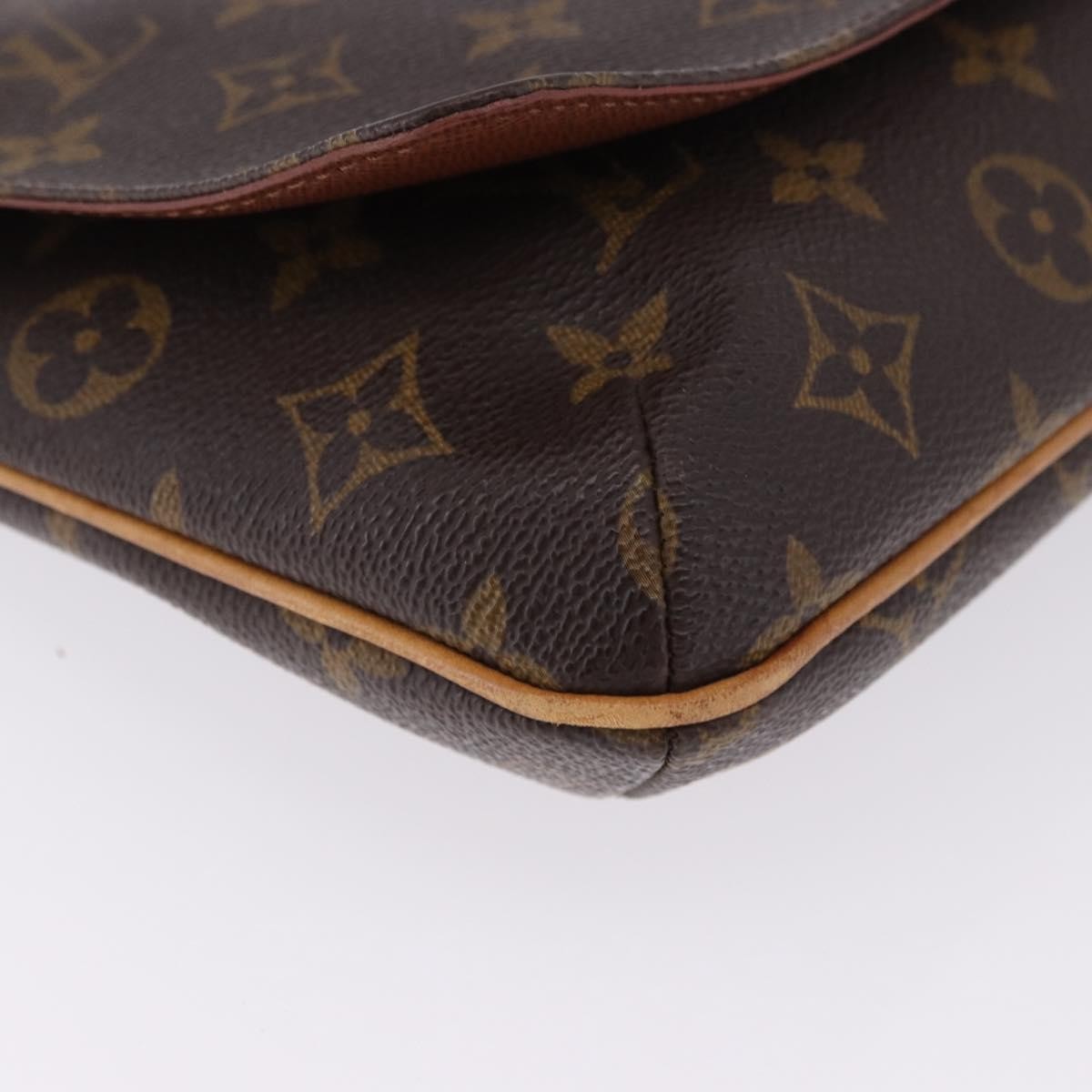 Louis Vuitton Musette Tango Monogram Canvas Brown Canvas Shoulder Bag Bag (Pre-Owned)