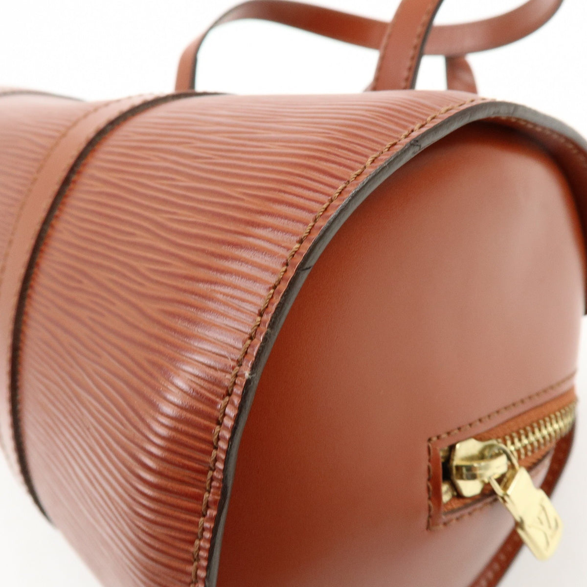 Louis Vuitton Soufflot Epi Leather Brown Leather Handbag (Pre-Owned)