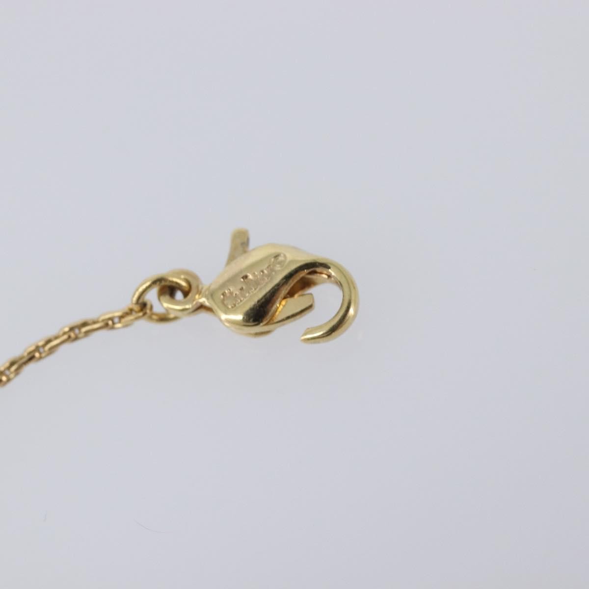 Christian Dior Cd Pendant Metal Gold Metal Necklace Jewelry (Pre-Owned)