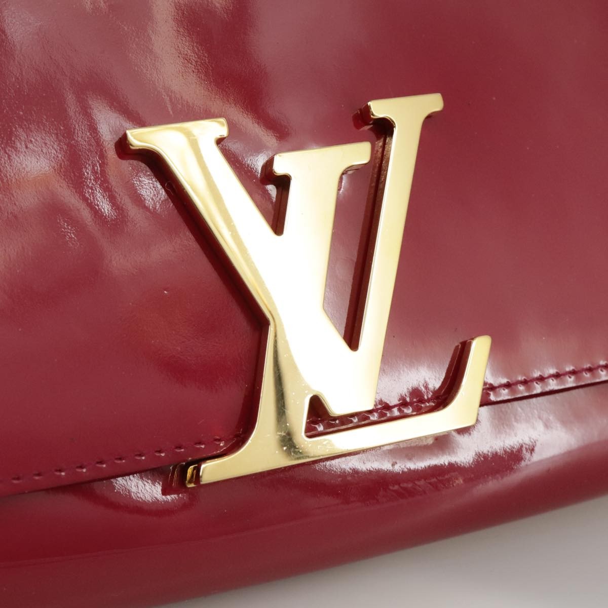 Louis Vuitton Louise Clutch Patent Pink Patent_Leather Bag (Pre-Owned)