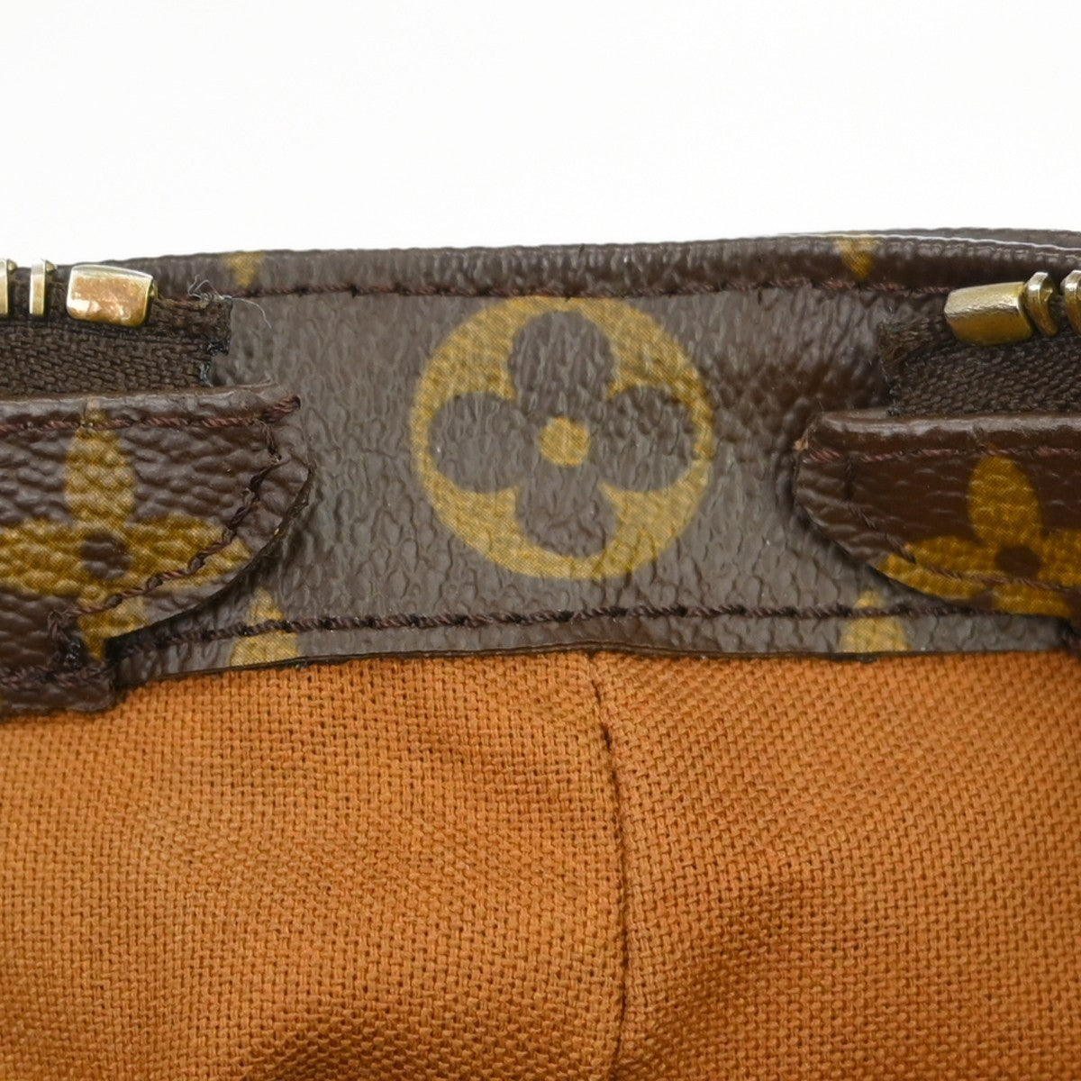 Louis Vuitton Cabas Mezzo Monogram Canvas Brown Canvas Tote Bag Bag (Pre-Owned)