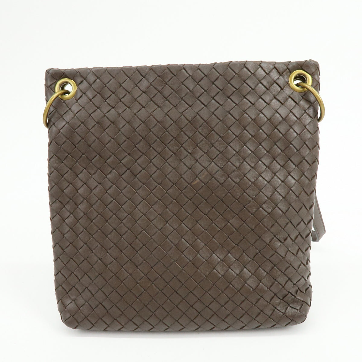Bottega Veneta Shoulder Intrecciato Nappa Brown Leather Shoulder Bag Bag (Pre-Owned)