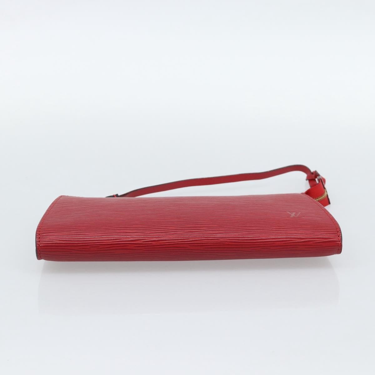 Louis Vuitton Pochette Accessoires Epi Red Leather Clutche & Pouche Bag (Pre-Owned)