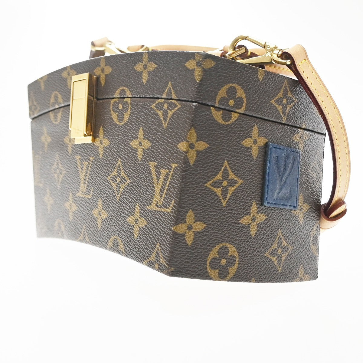 Louis Vuitton Frank Gehry Twisted Box Monogram Canvas Brown Canvas Handbag (Pre-Owned)