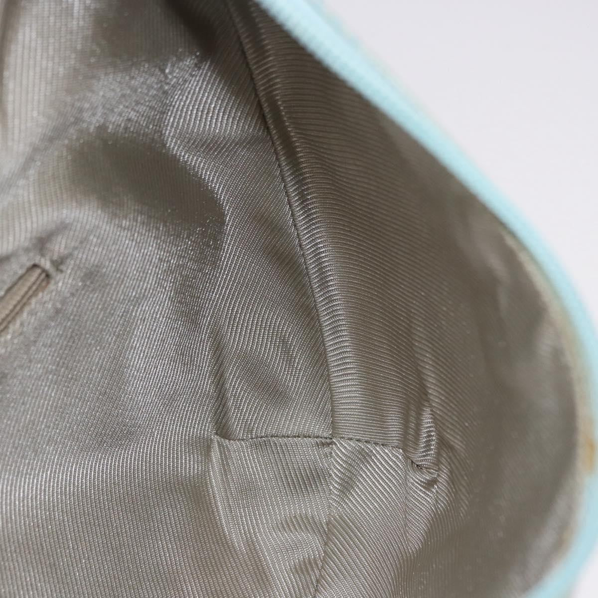 Gucci Vintage Zip Hobo Gg Canvas And Patent Blue Canvas Shoulder Bag Bag (Pre-Owned)