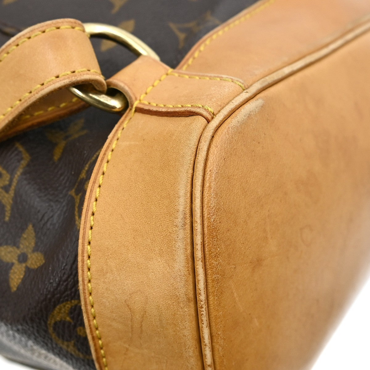 Louis Vuitton Vintage Montsouris Monogram Canvas Brown Canvas Backpack Bag (Pre-Owned)
