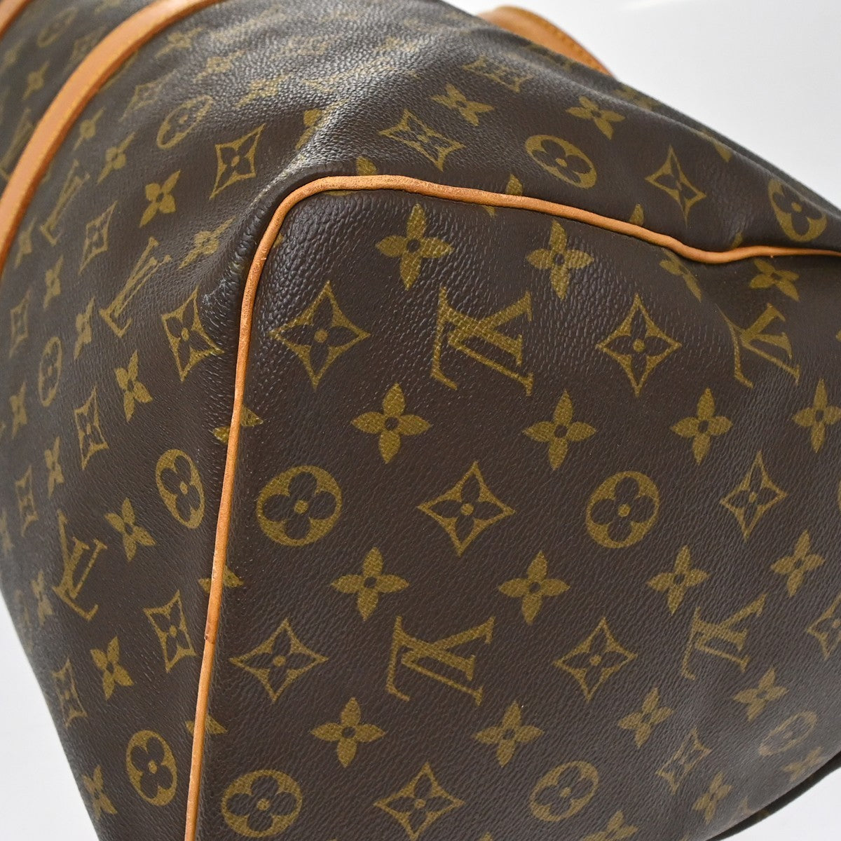 Louis Vuitton Keepall Monogram Canvas Brown Canvas Travel Bag Bag (Pre-Owned)