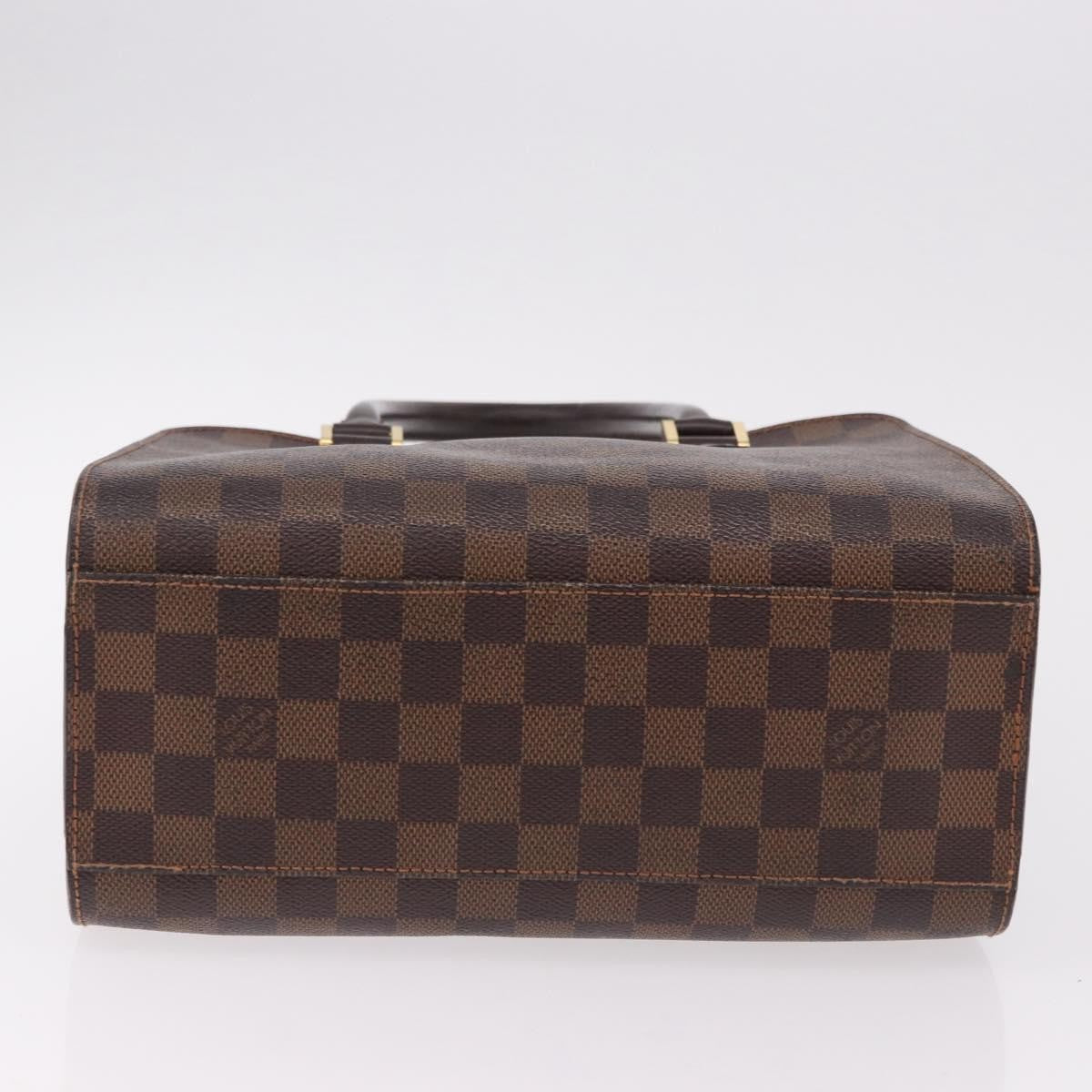 Louis Vuitton Triana Damier Brown Canvas Handbag (Pre-Owned)