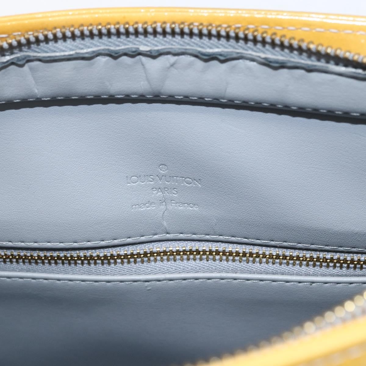 Louis Vuitton Houston Monogram Vernis Yellow Patent_Leather Tote Bag Bag (Pre-Owned)