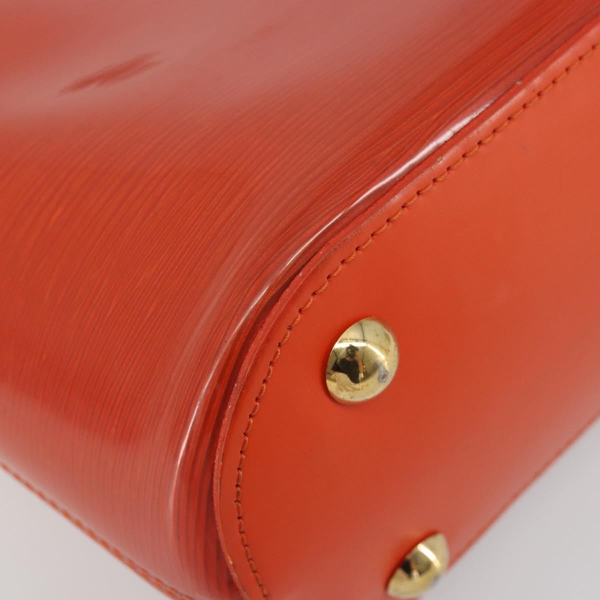 Louis Vuitton Plage Lagoon Bay Vinyl Epi Leather Orange Leather Tote Bag Bag (Pre-Owned)