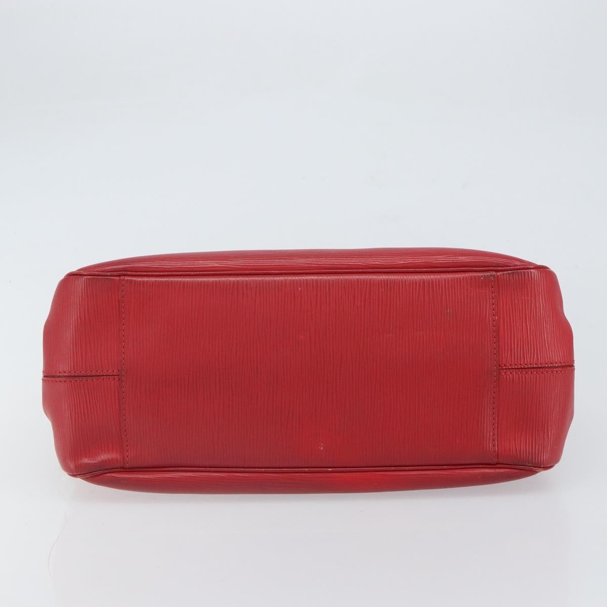 Louis Vuitton Passy Tote Epi Leather Red Leather Handbag (Pre-Owned)