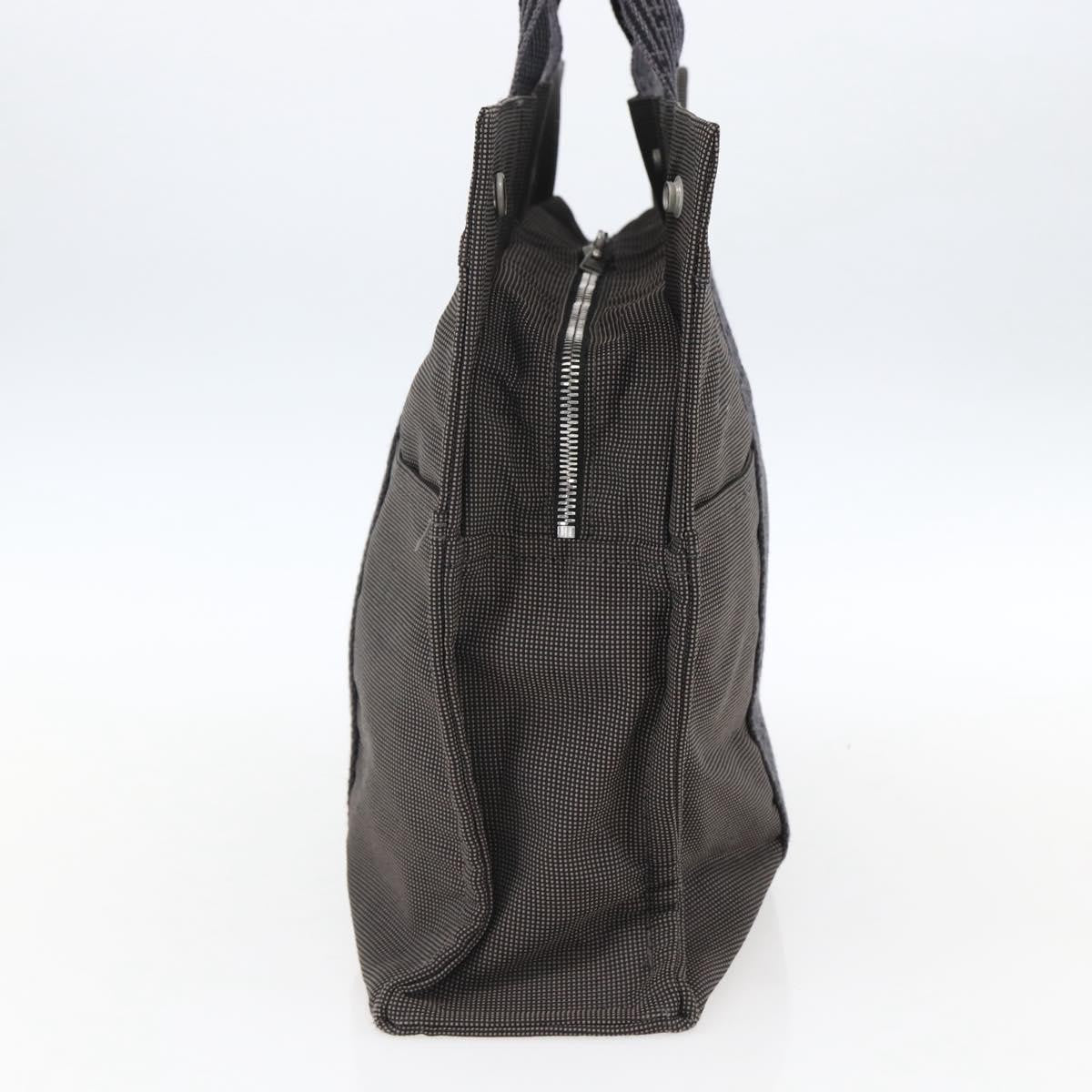 Hermes Fourre-Tout Herline Canvas Gray Canvas Tote Bag Bag (Pre-Owned)