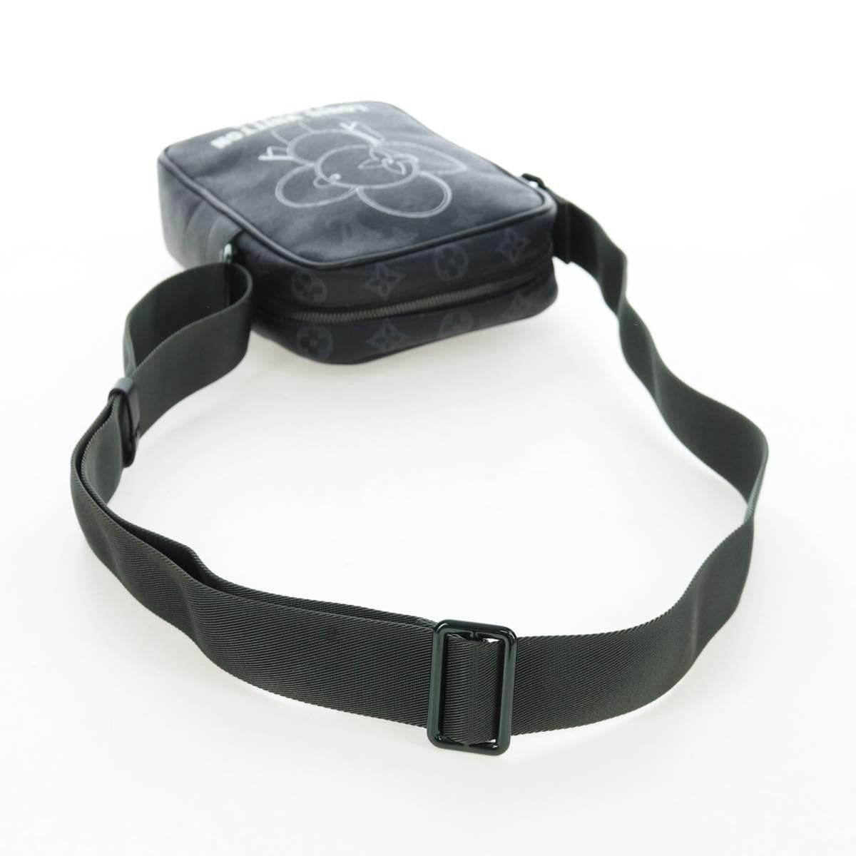 Louis Vuitton Danube Limited Edition Vivienne Monogram Eclipse Black Canvas Shoulder Bag Bag (Pre-Owned)