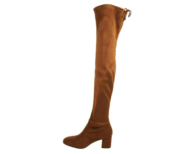 Stuart Weitzman Women's Genna Coffee Brown Suede Over the Knee Boot