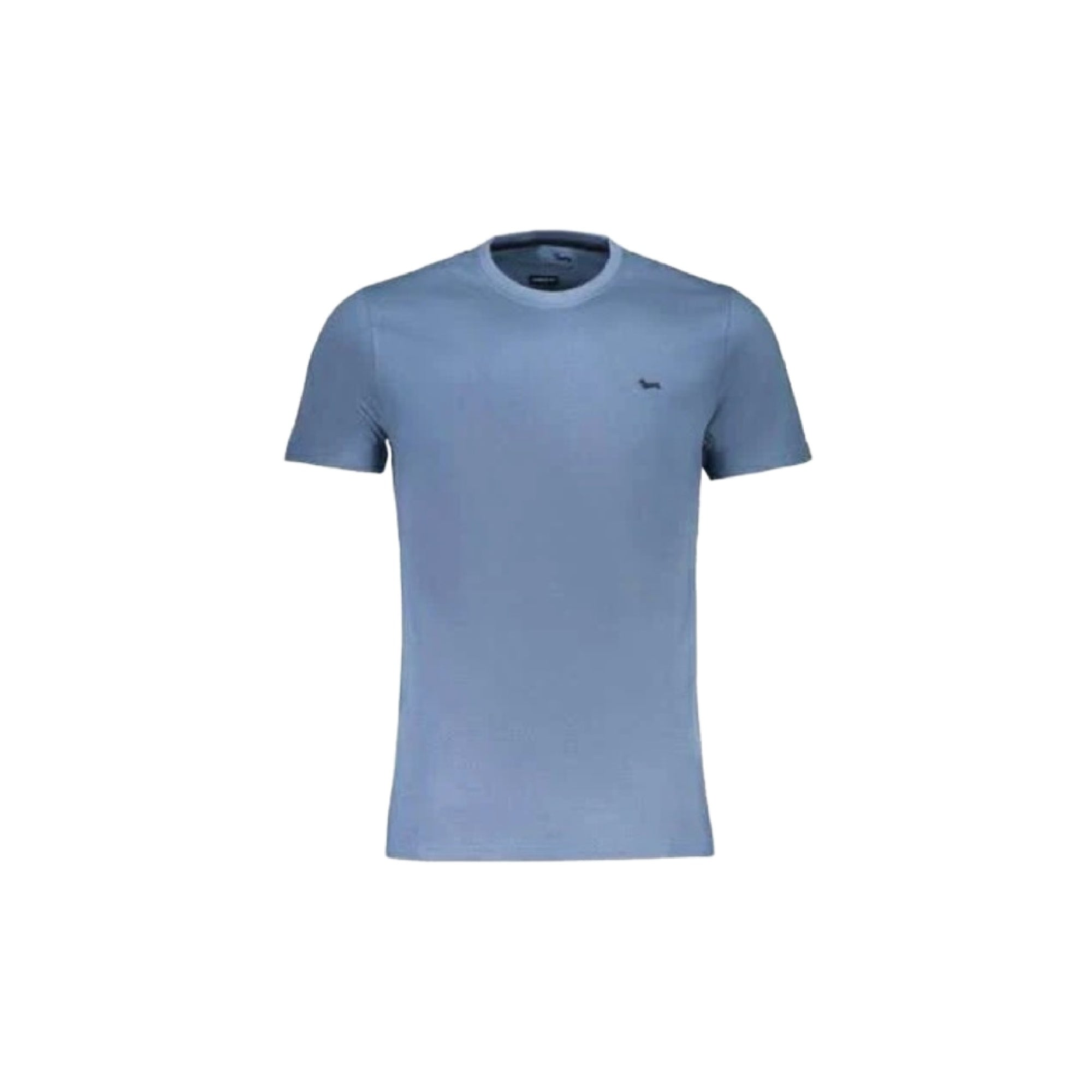 Harmont & Blaine Blue Cotton Men's Logo T-Shirt