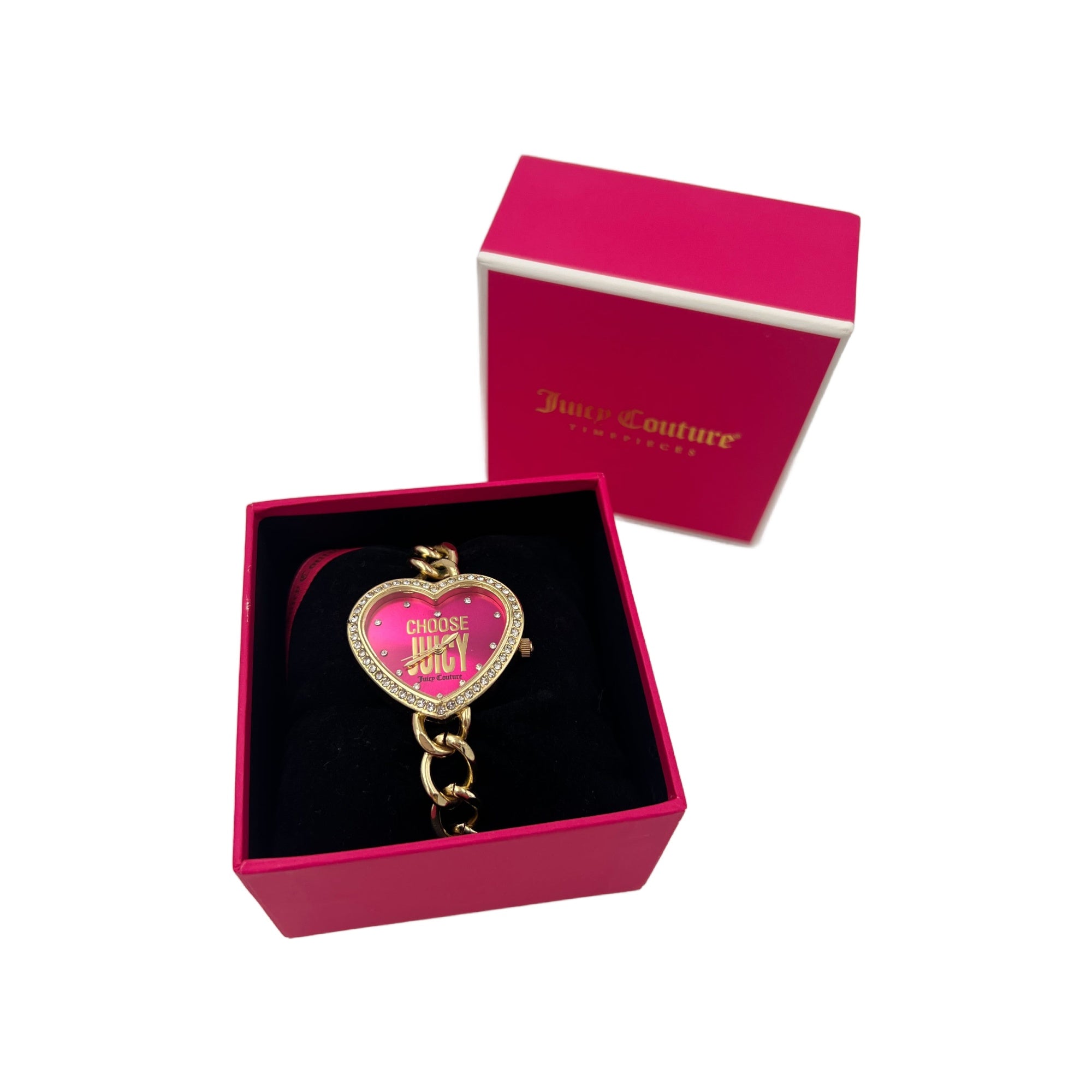 Juicy Couture Pink Heart Watch (Pre-Owned)