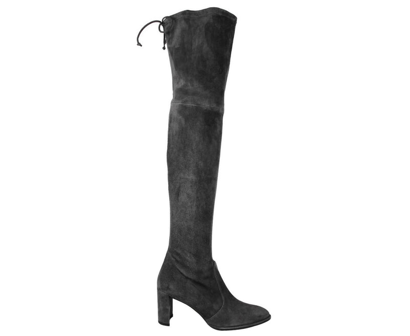 Stuart Weitzman Women's Landmark Slate Suede Over-the-knee Boot