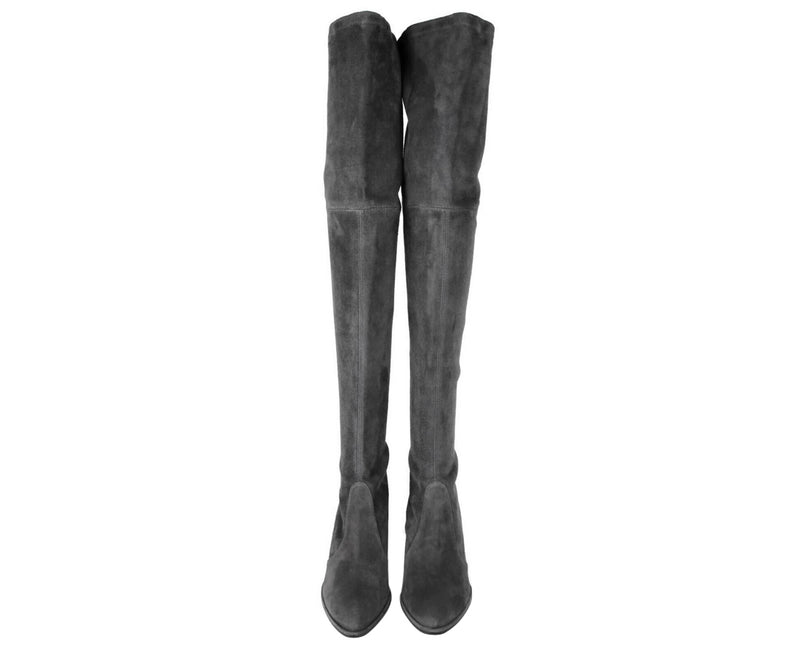 Stuart Weitzman Women's Landmark Slate Suede Over-the-knee Boot