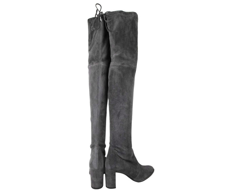 Stuart Weitzman Women's Landmark Slate Suede Over-the-knee Boot