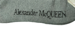 Alexander McQueen Women's Light Grey Metallic Mid-Calf Socks M