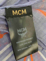 MCM Stonewash Modal/Silk Paisley Print Jacquard Scarf