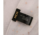 MCM Women's Grey Dawn Cashmere With Swarovski Crystal Logo Scarf MEF9SMM14FB001