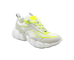 MCM Men's Grey / White Luft Collection Leather Low Top Sneaker MEX9SNX06WT (41 EU / 8 US)