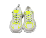 MCM Men's Grey / White Luft Collection Leather Low Top Sneaker MEX9SNX06WT (41 EU / 8 US)