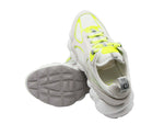 MCM Men's Grey / White Luft Collection Leather Low Top Sneaker MEX9SNX06WT (41 EU / 8 US)