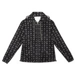 MCM Women's Black Reflective Monogram Windbreaker Jacket S MFJ9ARA02BK
