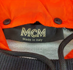 MCM Men's Jungle Green Cotton Camo Lion Nylon Hood Sweatshirt