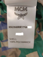 MCM Men's Jungle Green Camo Lion Nylon Stripes and Hood Jacket (Regular; M)